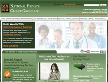 Tablet Screenshot of nationalprivate.com